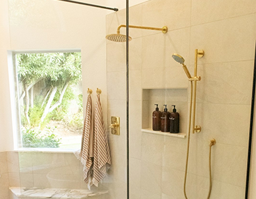 Upscale Walk-In Shower